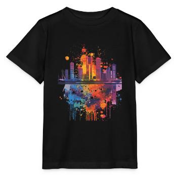 Rotterdam - T-shirt bio MINI CREATOR Stanley/Stella Enfant - noir - Devant - Mikhail (115cm)