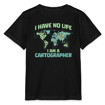Cartographe - T-shirt bio MINI CREATOR Stanley/Stella Enfant - noir - Devant - Mikhail (115cm)