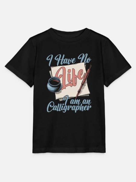 Kalligraph - Stanley/Stella Kinder T-Shirt MINI CREATOR - Schwarz