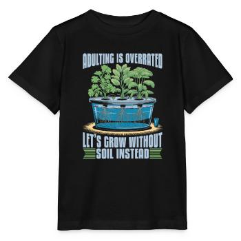 Hydroponics Aqua Culture - Stanley/Stella MINI CREATOR Kids’ T-Shirt - black - Front - Mikhail (115cm)