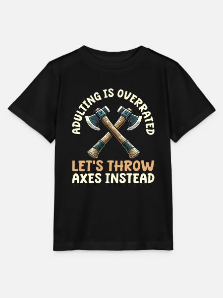 Axtwerfen Axtwerfer - Stanley/Stella Kinder T-Shirt MINI CREATOR  - Schwarz