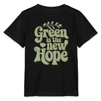 Optimisme climatique, Jour de la Terre, Durabilité - T-shirt bio MINI CREATOR Stanley/Stella Enfant - noir - Devant - Mikhail (115cm)