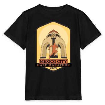 Mexico City - Halbmarathon – 2025 - Stanley/Stella Kinder T-Shirt MINI CREATOR  - Schwarz - Vorne - Mikhail (115cm)