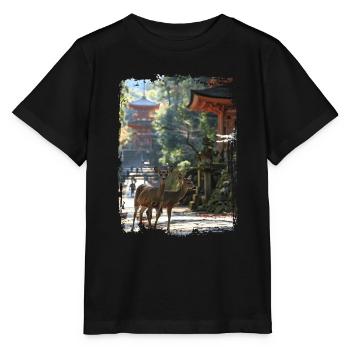 Japan - Stanley/Stella MINI CREATOR Kids’ T-Shirt - black - Front - Mikhail (115cm)