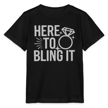 Bague Dude Cérémonie de mariage Bague Guy - T-shirt bio MINI CREATOR Stanley/Stella Enfant - noir - Devant - Mikhail (115cm)