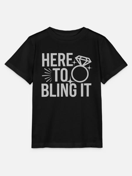 Ring Dude Hochzeitszeremonie Ring Guy - Stanley/Stella Kinder T-Shirt MINI CREATOR  - Schwarz