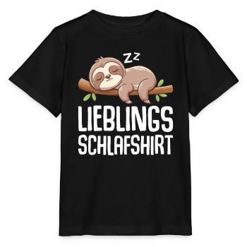 Chemise de nuit préférée Lève-tard Morning Grouches - T-shirt bio MINI CREATOR Stanley/Stella Enfant - noir - Devant - Mikhail (115cm)