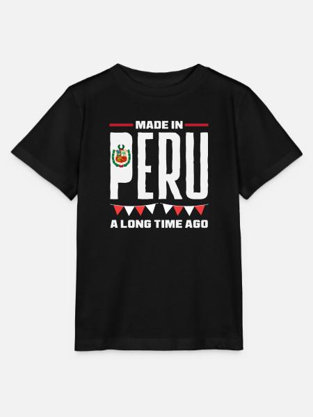 Peru Peruaner Geschenk - Stanley/Stella Kinder T-Shirt MINI CREATOR - Schwarz