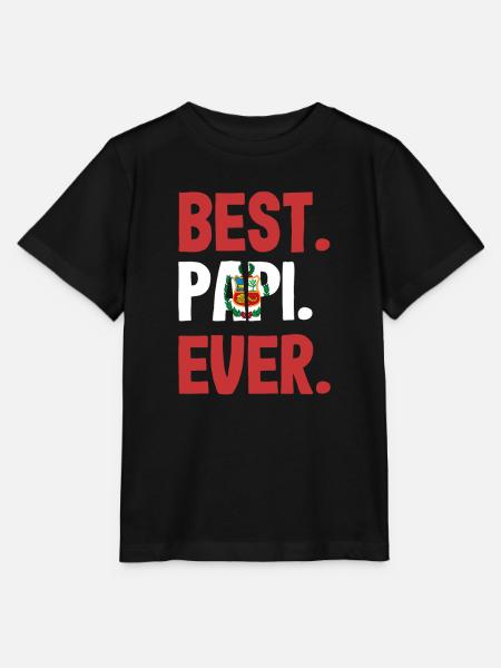 Peru Peruaner Geschenk - Stanley/Stella Kinder T-Shirt MINI CREATOR  - Schwarz