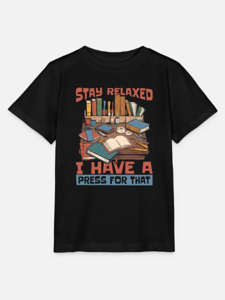 Buchbinder - Stanley/Stella Kinder T-Shirt MINI CREATOR - Schwarz