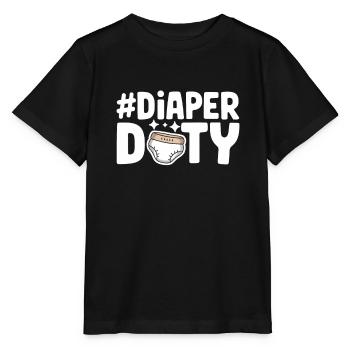 Elternschafts-humor Neue Väter Haben Zum Ersten - Stanley/Stella Kinder T-Shirt MINI CREATOR  - Schwarz - Vorne - Mikhail (115cm)