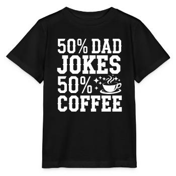Elternschafts-humor Neue Väter Haben Zum Ersten - Stanley/Stella Kinder T-Shirt MINI CREATOR  - Schwarz - Vorne - Mikhail (115cm)