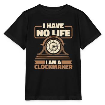 Horloger - T-shirt bio MINI CREATOR Stanley/Stella Enfant - noir - Devant - Mikhail (115cm)