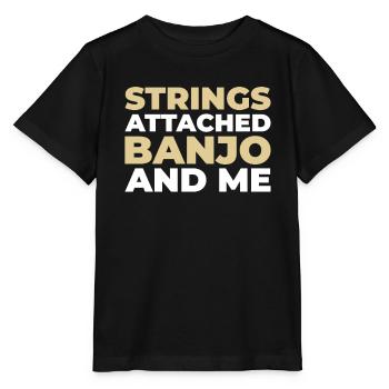 Banjo - Stanley/Stella Kinder T-Shirt MINI CREATOR  - Schwarz - Vorne - Mikhail (115cm)