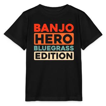 Banjo - Stanley/Stella Kinder T-Shirt MINI CREATOR  - Schwarz - Vorne - Mikhail (115cm)