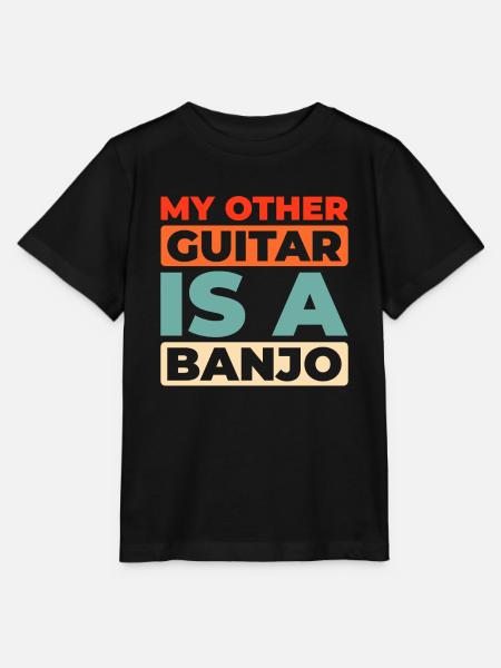 Banjo - Stanley/Stella Kinder T-Shirt MINI CREATOR  - Schwarz
