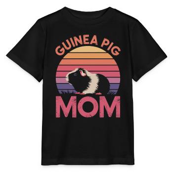 Dicton de cochon d’Inde, Cadeau de cochon d’Inde - T-shirt bio MINI CREATOR Stanley/Stella Enfant - noir - Devant - Mikhail (115cm)