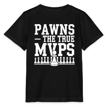 Chess Revival Movement Chess Lover Strategic - Stanley/Stella Kinder T-Shirt MINI CREATOR  - Schwarz - Vorne - Mikhail (115cm)