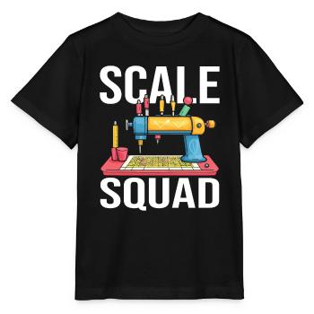 Modellbauer Kader - Stanley/Stella Kinder T-Shirt MINI CREATOR  - Schwarz - Vorne - Mikhail (115cm)