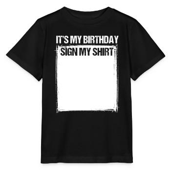 Geschenk runder Geburtstag Party Feier Geburtstags - Stanley/Stella Kinder T-Shirt MINI CREATOR  - Schwarz - Vorne - Mikhail (115cm)
