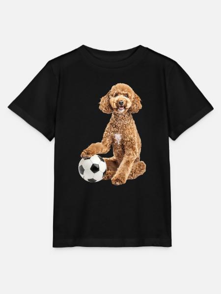 Pudel - Stanley/Stella Kinder T-Shirt MINI CREATOR  - Schwarz