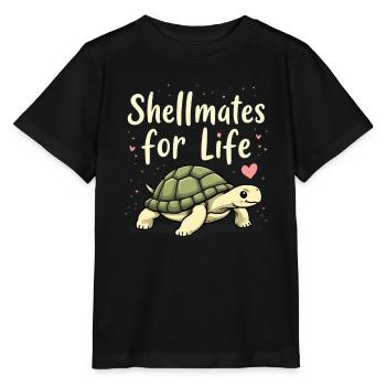 Schildkrötenpflege Für Besitzer Von - Stanley/Stella Kinder T-Shirt MINI CREATOR  - Schwarz - Vorne - Mikhail (115cm)