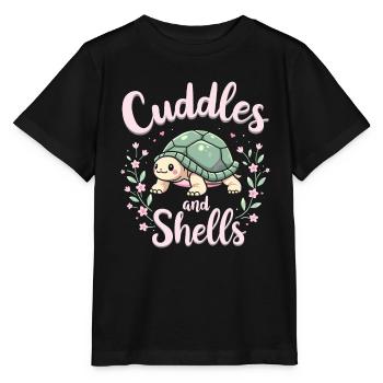 Schildkrötenpflege Für Besitzer Von - Stanley/Stella Kinder T-Shirt MINI CREATOR  - Schwarz - Vorne - Mikhail (115cm)