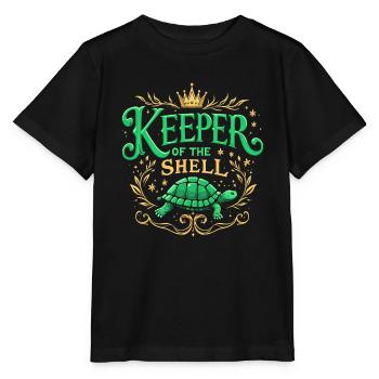 Schildkrötenpflege Für Besitzer Von - Stanley/Stella Kinder T-Shirt MINI CREATOR  - Schwarz - Vorne - Mikhail (115cm)