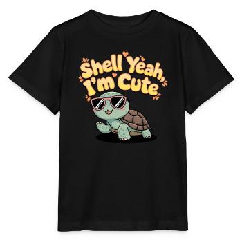 Schildkrötenpflege Für Besitzer Von - Stanley/Stella Kinder T-Shirt MINI CREATOR  - Schwarz - Vorne - Mikhail (115cm)