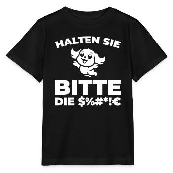 King Charles Cavalier - Stanley/Stella Kinder T-Shirt MINI CREATOR  - Schwarz - Vorne - Mikhail (115cm)