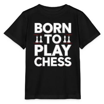 Chess Revival Movement Chess Lover Strategic - Stanley/Stella Kinder T-Shirt MINI CREATOR  - Schwarz - Vorne - Mikhail (115cm)