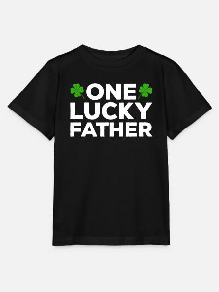 Happy St. Patrick's Day Kleeblätter - Stanley/Stella Kinder T-Shirt MINI CREATOR  - Schwarz
