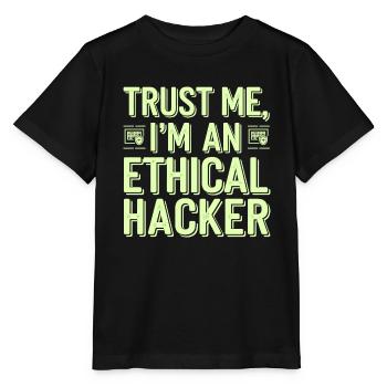 Ethisches Hacking Cybersicherheit Digitale - Stanley/Stella Kinder T-Shirt MINI CREATOR  - Schwarz - Vorne - Mikhail (115cm)