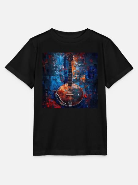 Banjo - Stanley/Stella Kinder T-Shirt MINI CREATOR - Schwarz
