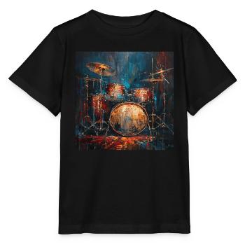 Percussion - Stanley/Stella MINI CREATOR Kids’ T-Shirt - black - Front - Mikhail (115cm)