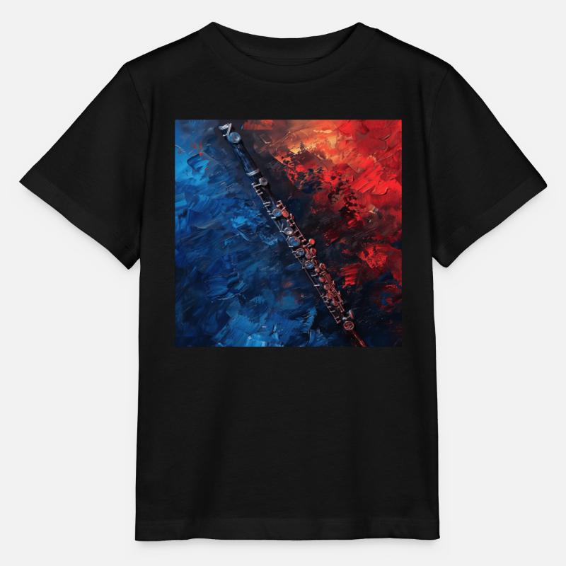 Flûte - T-shirt bio MINI CREATOR Stanley/Stella Enfant - noir