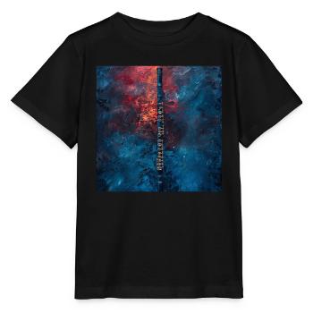 Flöte - Stanley/Stella Kinder T-Shirt MINI CREATOR  - Schwarz - Vorne - Mikhail (115cm)