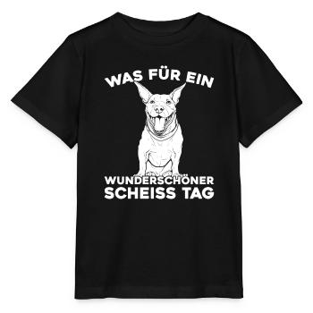 Bull Terriers, please keep your mouth shut - Stanley/Stella MINI CREATOR Kids’ T-Shirt - black - Front - Mikhail (115cm)
