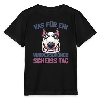 Bull Terriers, please keep your mouth shut - Stanley/Stella MINI CREATOR Kids’ T-Shirt - black - Front - Mikhail (115cm)