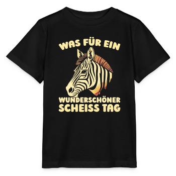 Zebra please shut up - Stanley/Stella MINI CREATOR Kids’ T-Shirt - black - Front - Mikhail (115cm)