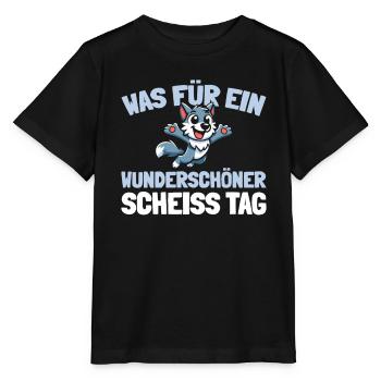 Wolf please shut up - Stanley/Stella MINI CREATOR Kids’ T-Shirt - black - Front - Mikhail (115cm)
