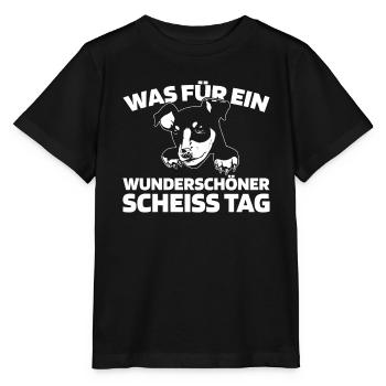 Dachshund Dachshund Please keep your mouth shut - Stanley/Stella MINI CREATOR Kids’ T-Shirt - black - Front - Mikhail (115cm)