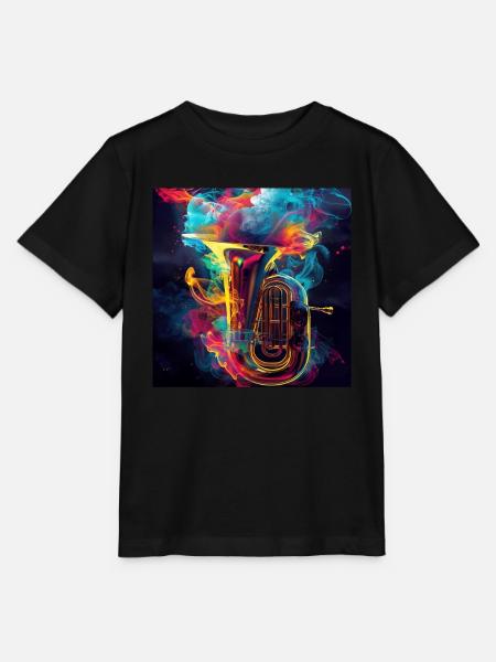 Tuba - Stanley/Stella Kinder T-Shirt MINI CREATOR - Schwarz