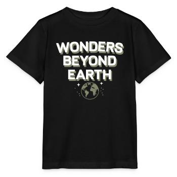 Exploration spatiale Découverte cosmique - T-shirt bio MINI CREATOR Stanley/Stella Enfant - noir - Devant - Mikhail (115cm)