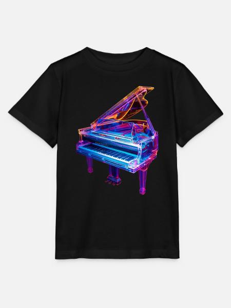 Klavier - Stanley/Stella Kinder T-Shirt MINI CREATOR - Schwarz