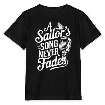 Sailors Sea Shanty Singing Ship Adventures - Stanley/Stella MINI CREATOR Kids’ T-Shirt - black - Front - Mikhail (115cm)