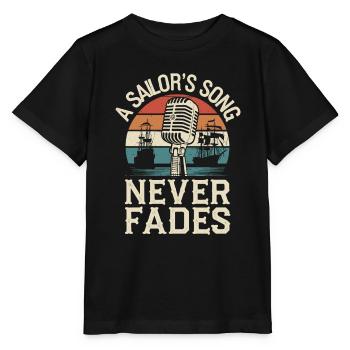 Sailors Sea Shanty Singing Ship Adventures - Stanley/Stella MINI CREATOR Kids’ T-Shirt - black - Front - Mikhail (115cm)