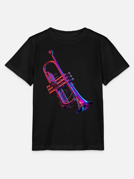 Trompete - Stanley/Stella Kinder T-Shirt MINI CREATOR - Schwarz