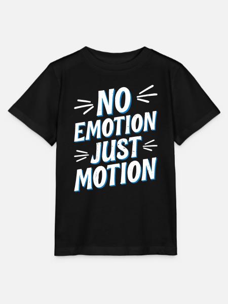 No Emotion Just Motion 5 - Stanley/Stella Kinder T-Shirt MINI CREATOR - Schwarz