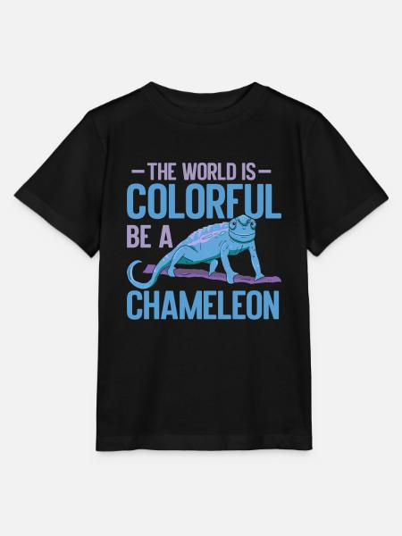 Chameleon Gifts - Stanley/Stella Kinder T-Shirt MINI CREATOR  - Schwarz
